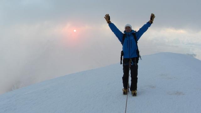 Le sommet du Mont Blanc guides des Arcs