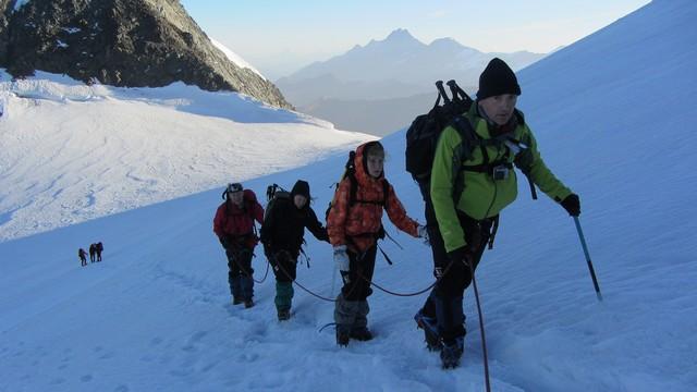 Castor 4228m depuis le refuge Guide Val d'Ayas