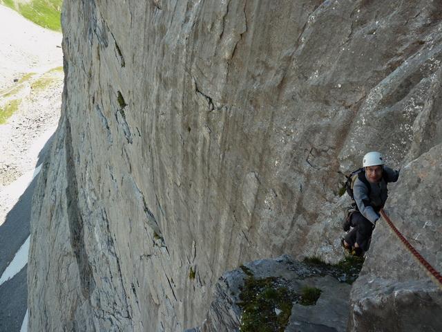 La sortie du dièdre.