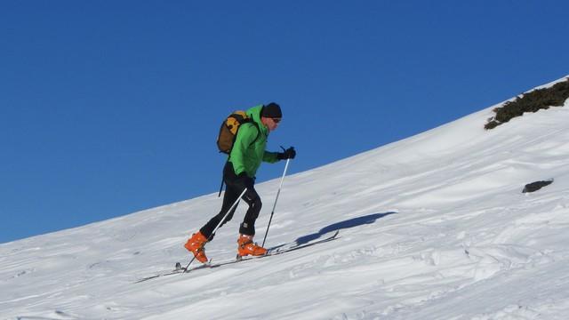 Montée avec Noël  au Roc Noir. Photo: philippe Deslandes