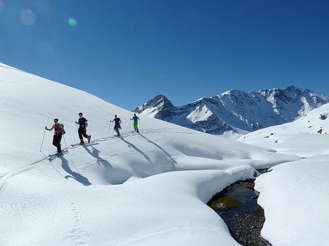 Dans le vallon de la Commune.