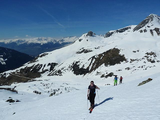 Montée à la crête des lanchettes.