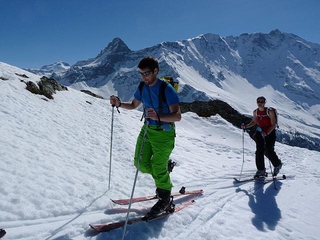 Montée à la crête des lanchettes.