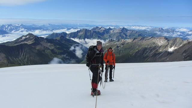 le Dôme des Glaciers par le glacier des Glaciers