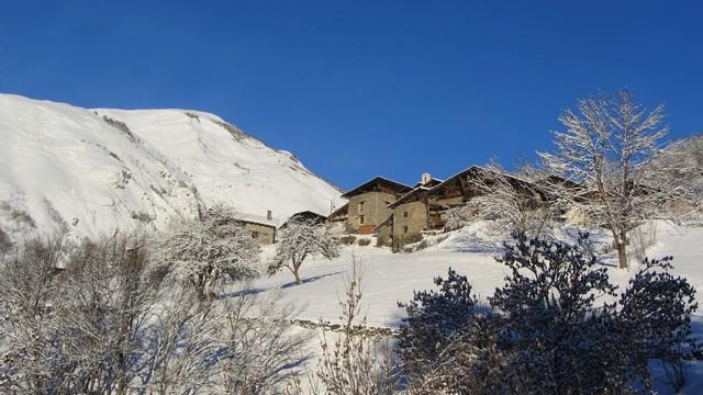 départ des Echines au dessus de Bourg Saint Maurice