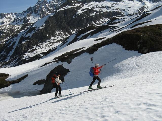 En montant vers le col