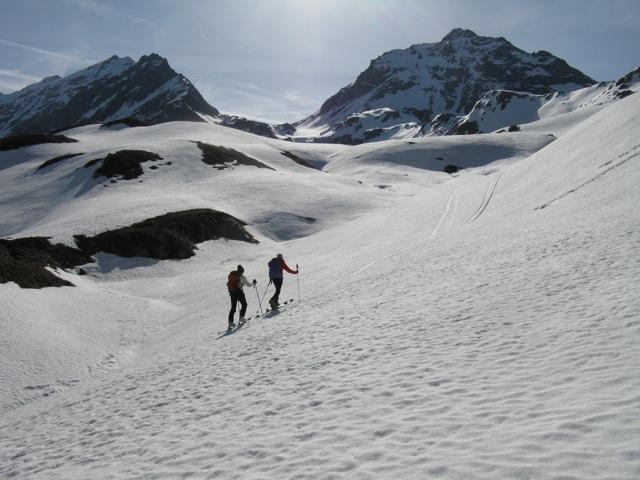 En montant vers le col