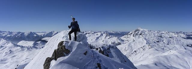 L'arête sommitale du cret du Rey
