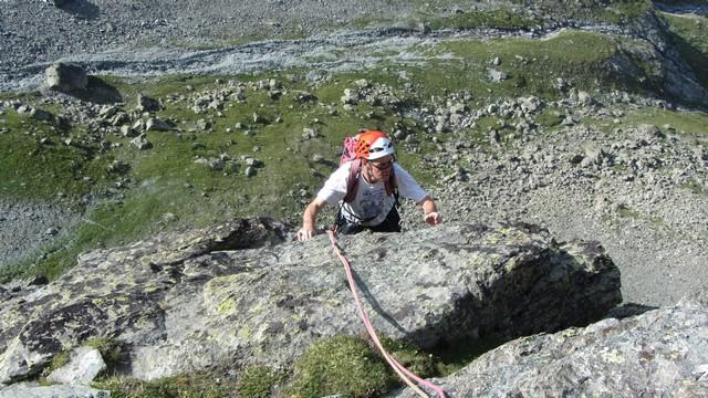 Escalade face sud du Mont Pourri voie Rêve d'océan