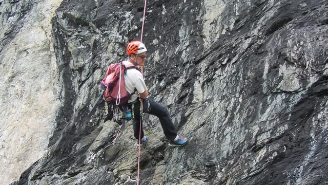 Escalade face sud du Mont Pourri voie Rêve d'océan