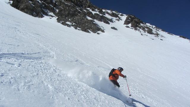 ski hors piste aux Arcs avec les guides des Arcs