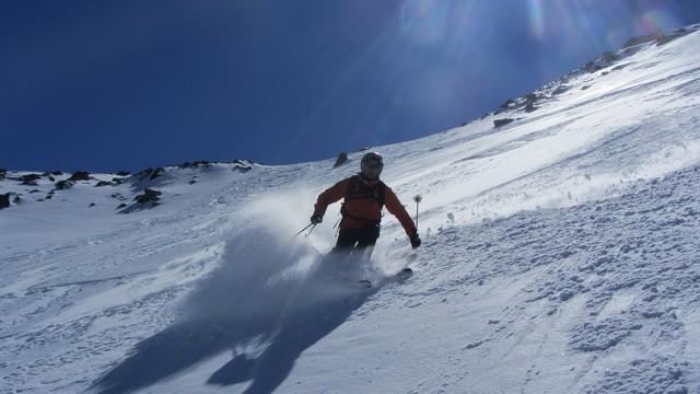 ski hors piste aux Arcs Combe des Lanchettes