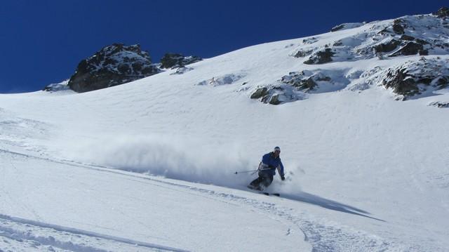 ski hors piste aux Arcs Bureau des guides des Arcs