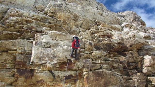 Le Mont Pelve arête ouest descente en rappel - Massif de la Vanoise