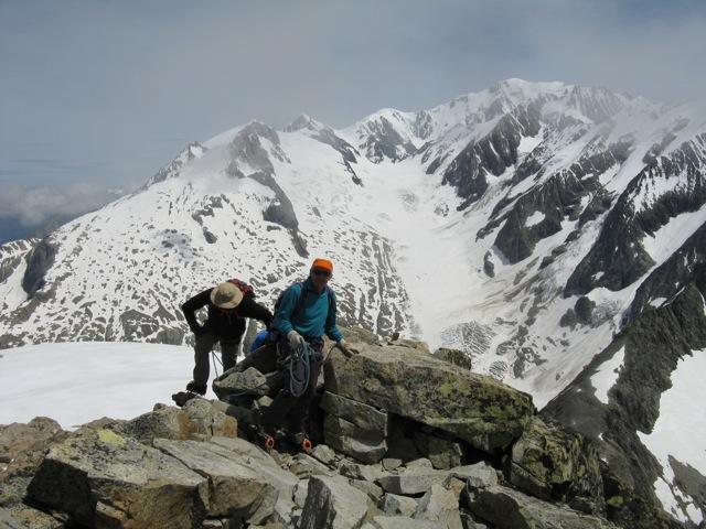 En arrivant au sommet
