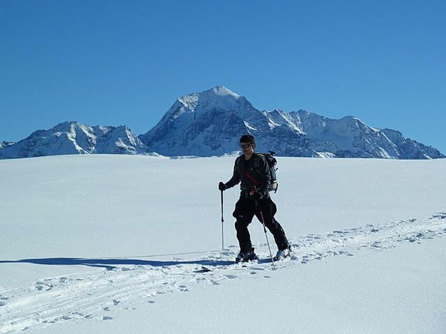 Sur le plateau sommital du dôme de Vaugel.