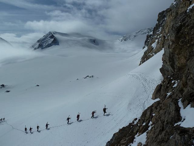 Sous le col de la Tsanteleina.