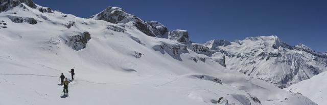 Montée au dessus du refuge