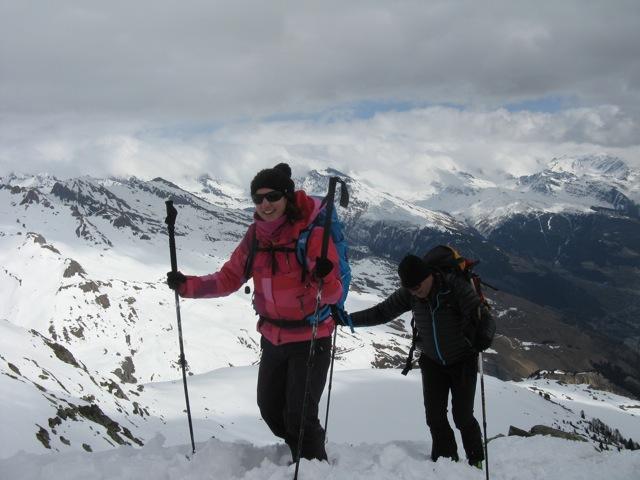 En arriant au sommet