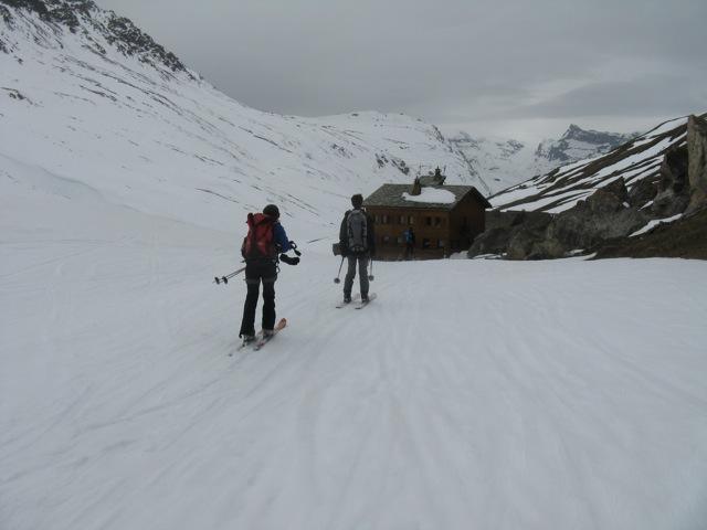 En arrivant au refuge de la Femma