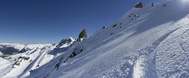 Descente sur le lac d'Amour