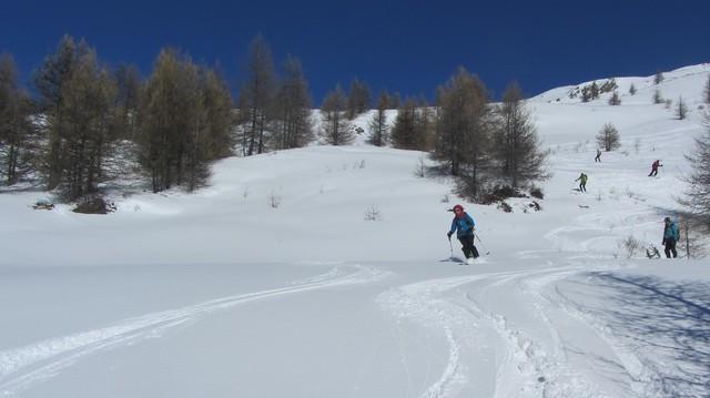 ski de randonnée Crête de Môme - Névache