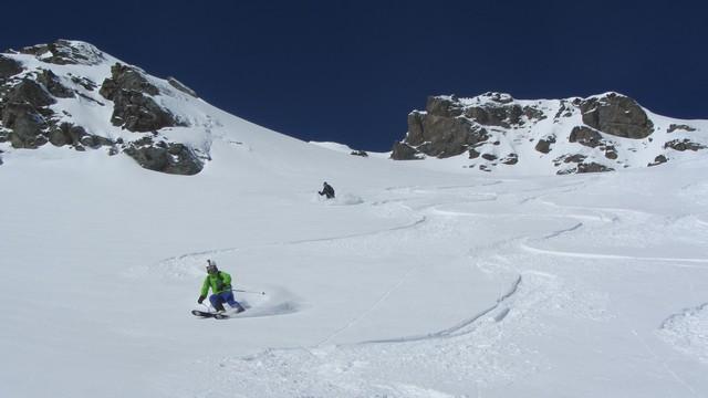 ski hors piste aux Arcs Bureau des guides des Arcs