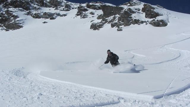 ski hors piste aux Arcs Bureau des guides des Arcs