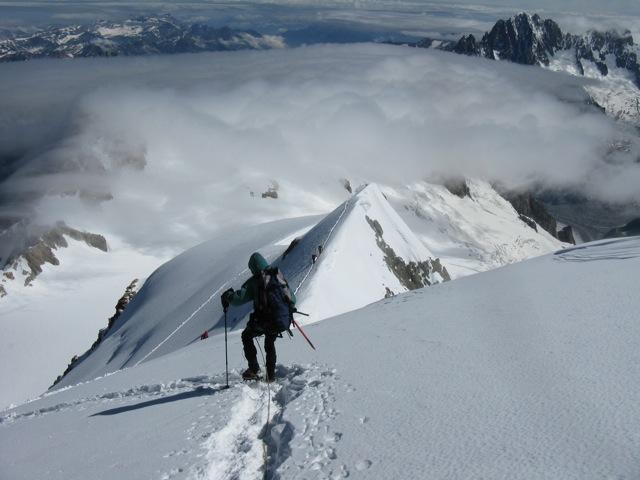 Sous le sommet du Tacul