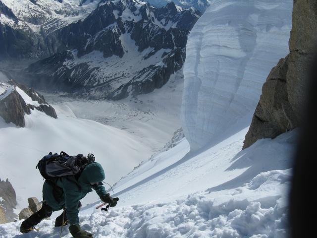 En arrivant au sommet