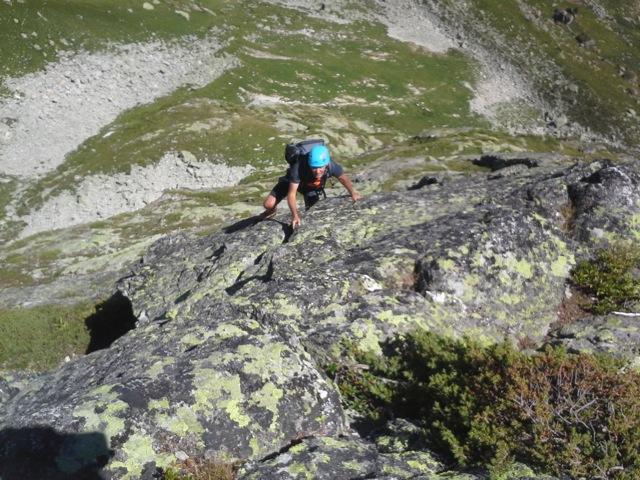 Tête de Balme, Première longueur