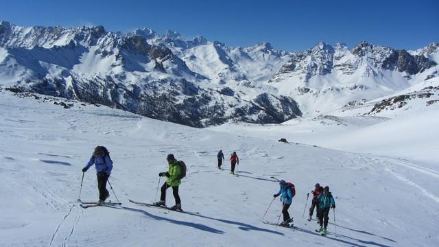 ski de randonnée Crête de Môme - Névache