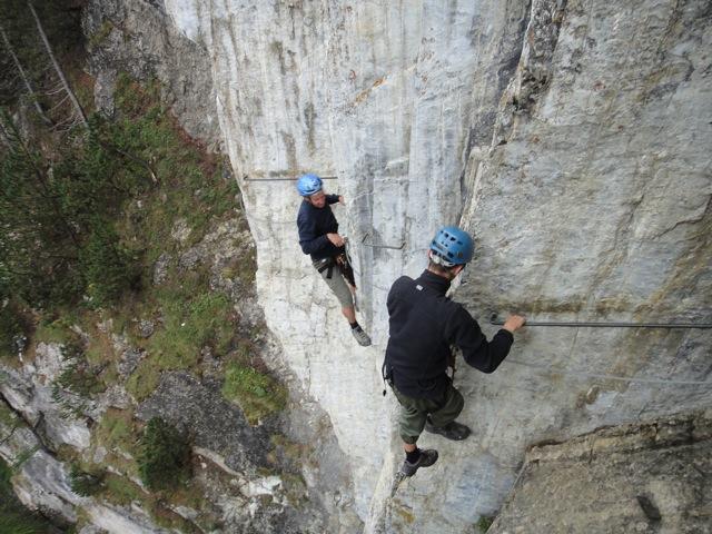 Via ferrata de Val d'Isère la traversée