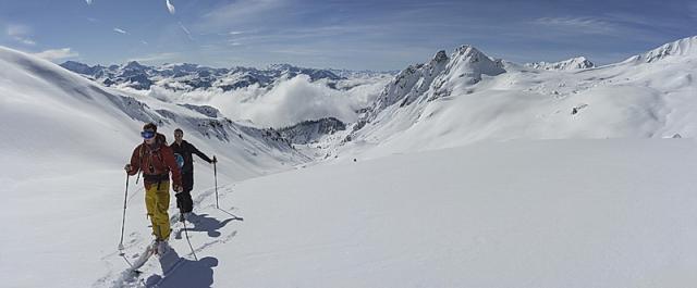 Dans le Vallon sous le col du mont Rosset.