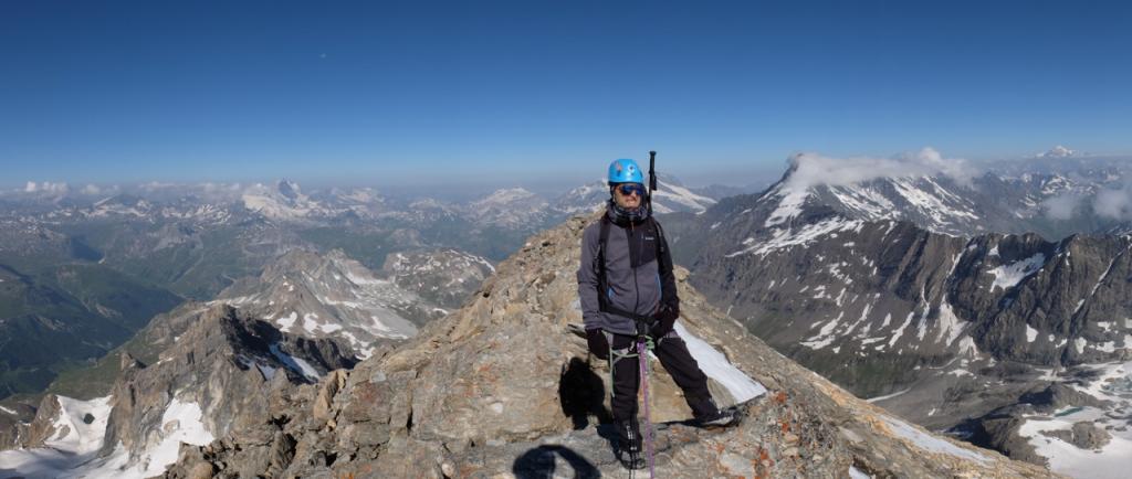 Au sommet de la Tsanteleina