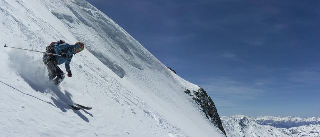 Sur le glacier du Geay