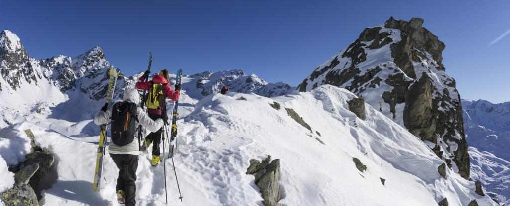 Au pied des dents rouges, avant de commencer la descente sur le lac du Petit.