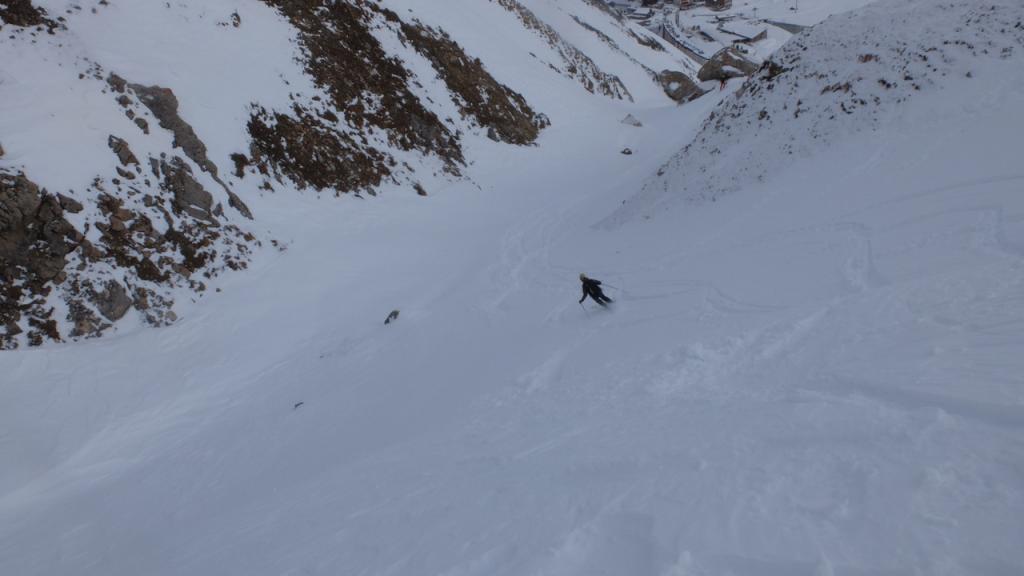 Ski de randonnée au dessus de Tignes
