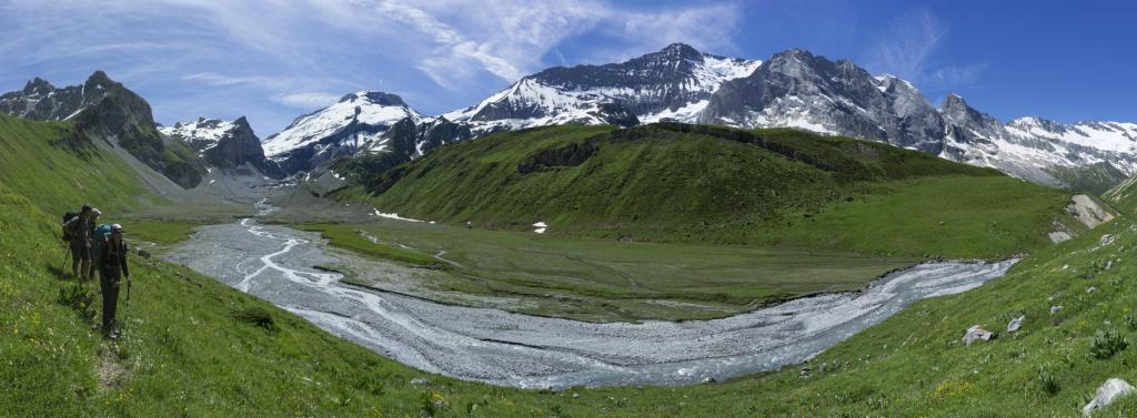 Au dessus du moulin de l'enfer, tout près du refuge de la Glière.