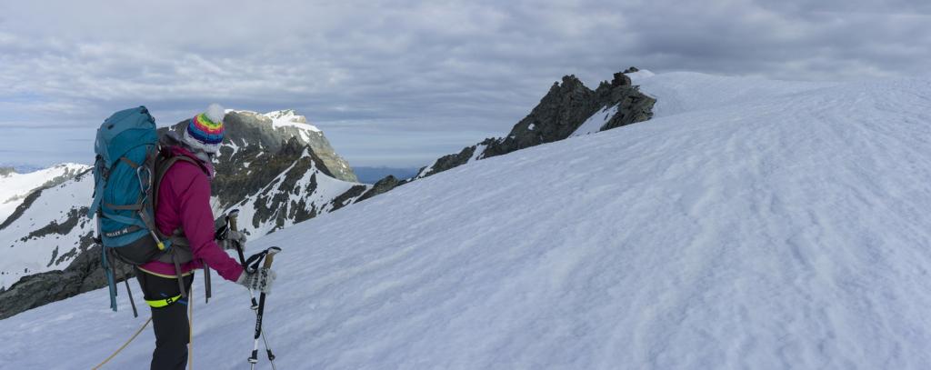 A l'approche des Pichères, vue sur Bellecôte.