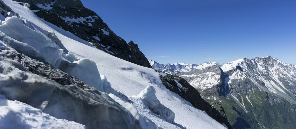 Les séracs du glacier du Geay.