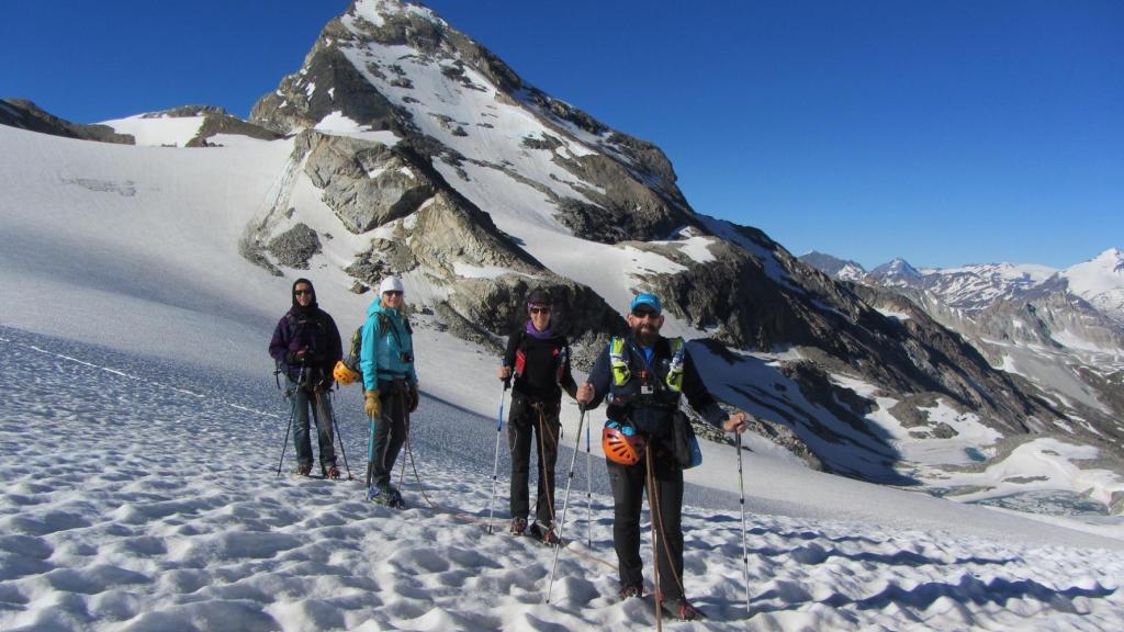 Randonnée glaciaire, la Traversière 3330m