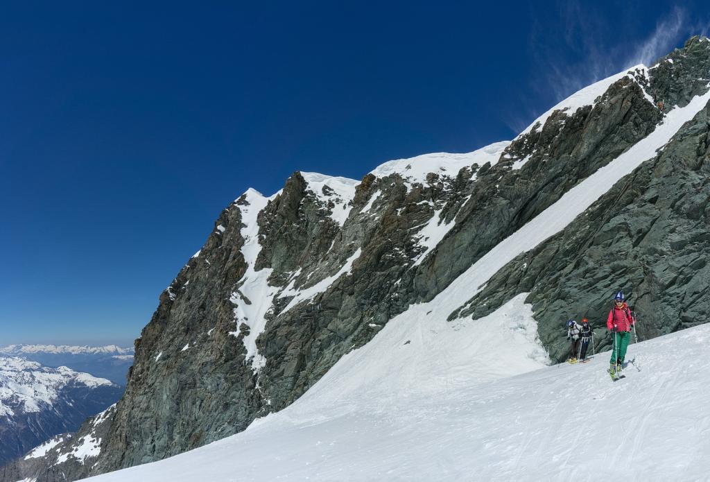 Le col des Roches versant glacier du Geay