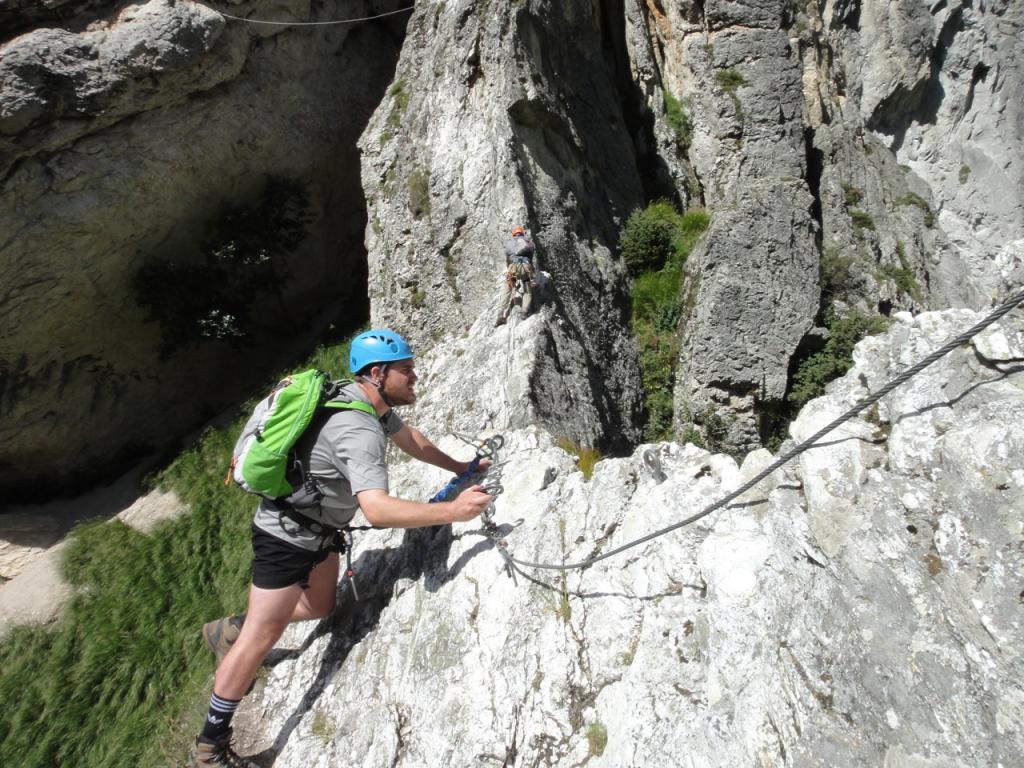 Via ferrata les Arcs Peisey Vallandry. Les Bettières
