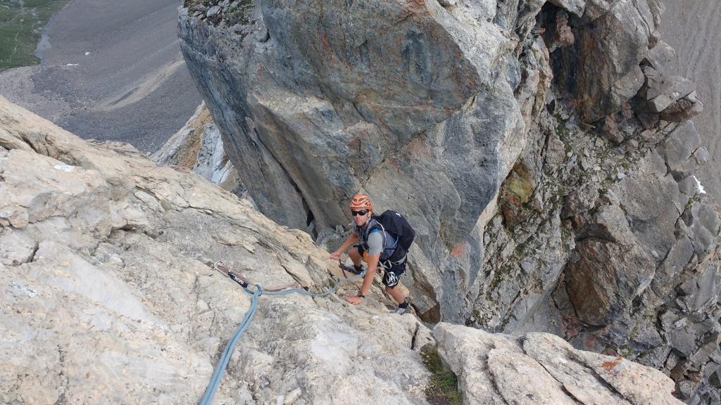 Aiguille de la Nova traversée des arêtes - Escalade Beaufortain