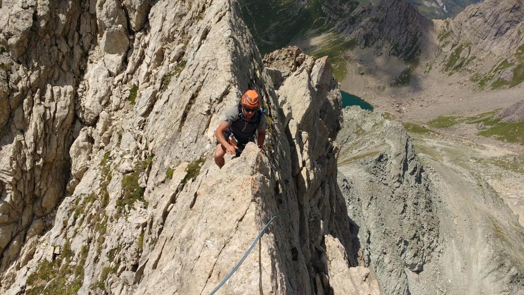 Aiguille de la Nova traversée des arêtes - Escalade Beaufortain