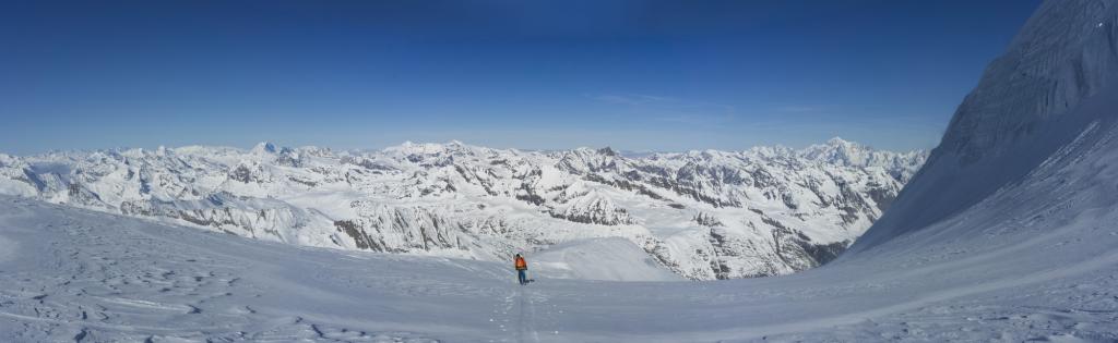 Au niveau de la jonction entre les deux itinéraires