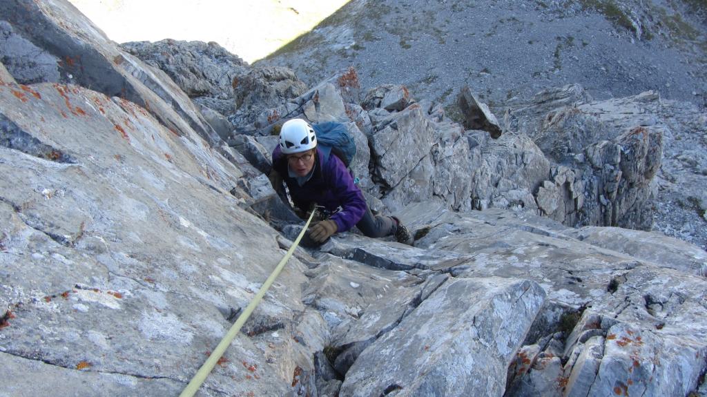 Alpinisme en Vanoise, escalade de l'Aiguille du Franchet