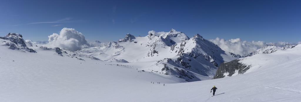 Sur le glacier de Chavière