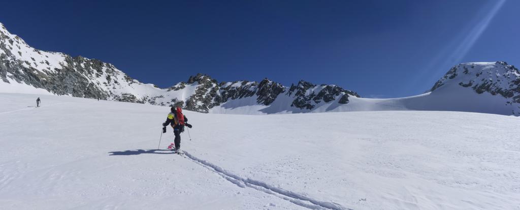 Sur le glacier de Chavière
